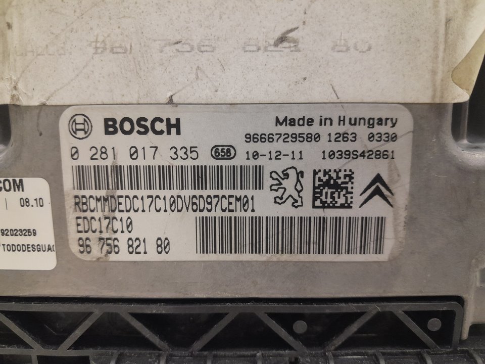 Centralita motor uce citroen c4 ii 1.6 hdi 90