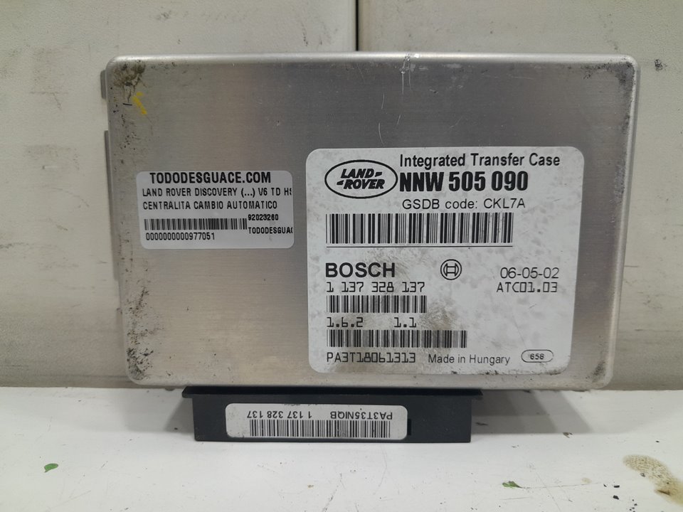 Centralita cambio automatico land rover discovery iv 2.7 td 4x4