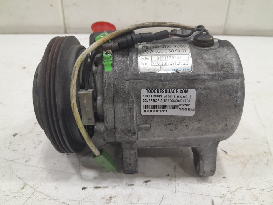 Compresor aire acondicionado smart city-coupe 0.6 (s1cla1 450.341)