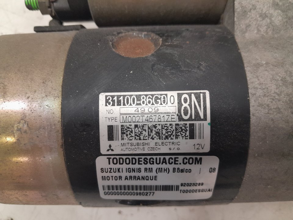 Motor arranque ignis rm (mh) básico      08