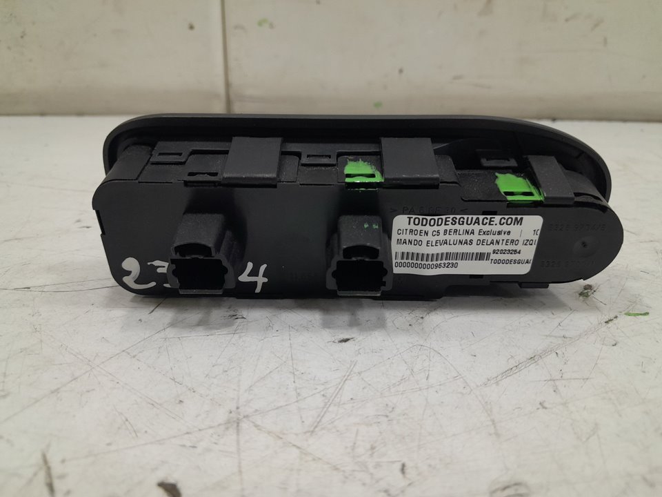 Mando elevalunas delantero izquierdo citroen c5 i 2.0 16v (dcrfnc dcrfnf)