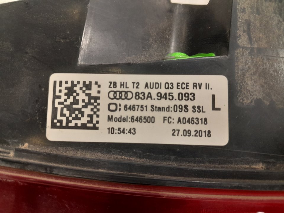 Piloto interior trasero izquierdo audi q3   (8ug) attraction      01.15
