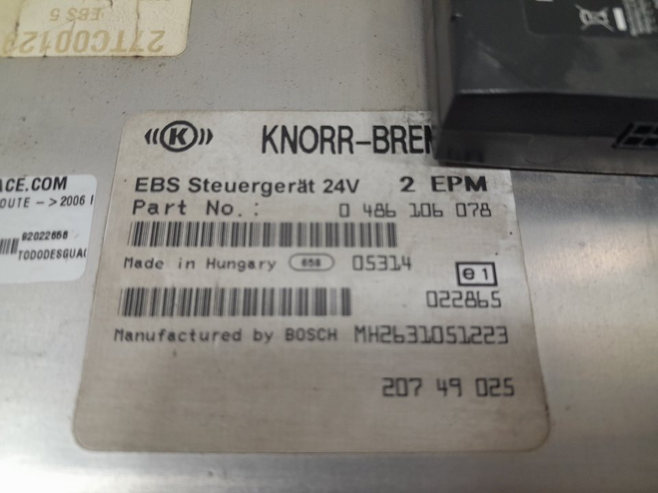 Modulo ebs renault premium route 2006 f