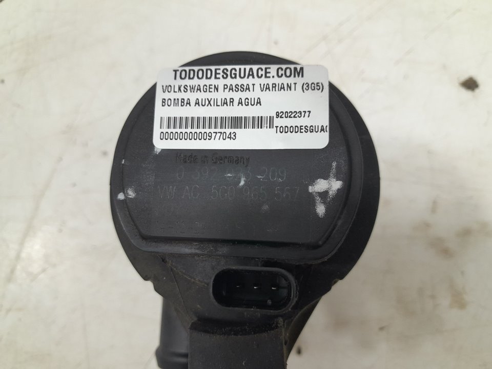 Bomba auxiliar agua volkswagen passat variant (3g5