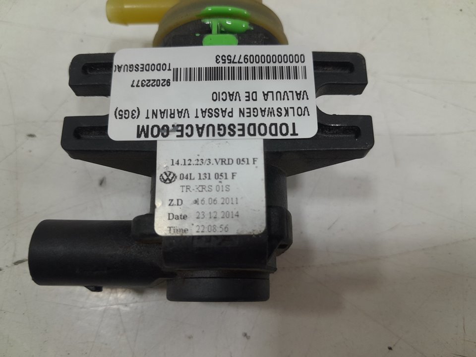 Valvula de vacio volkswagen passat variant (3g5