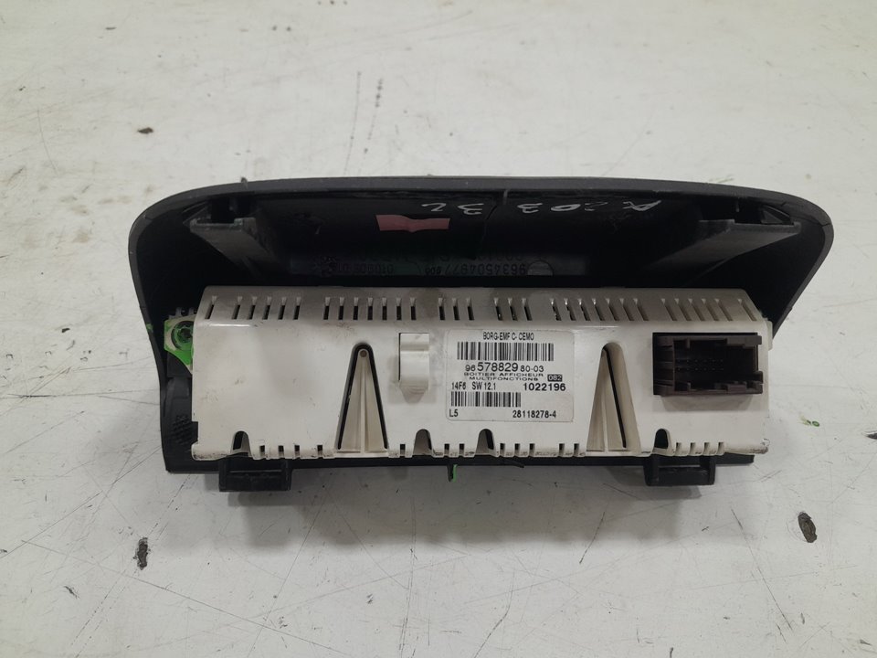 Pantalla multifuncion peugeot 307 break 2.0 hdi 110