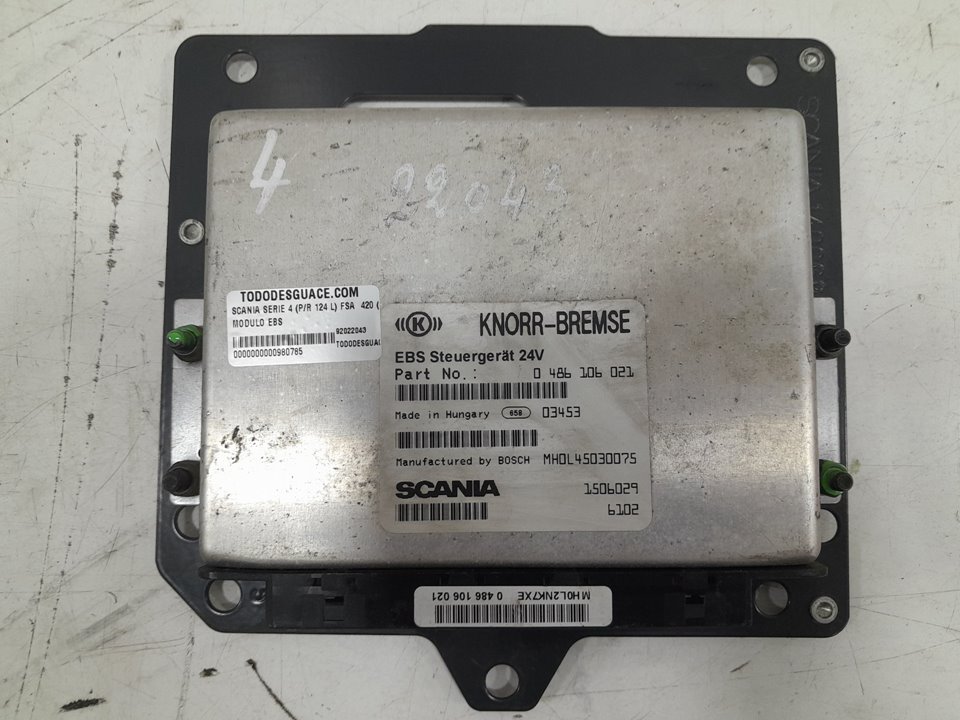 Modulo ebs scania serie 4 (pr 124 l) fsa