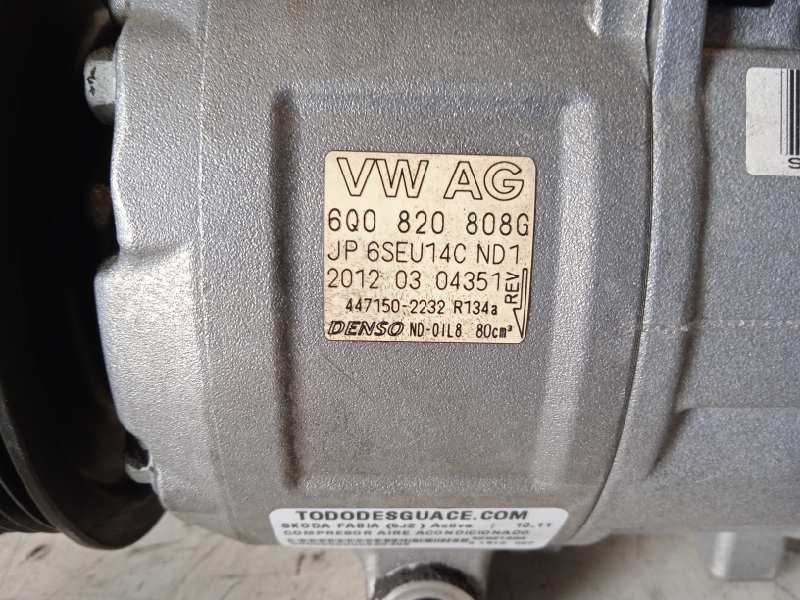 Compresor aire acondicionado skoda fabia ii combi 1.2 12v