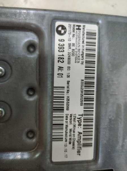  sistema de sonido hibrido amplificador kardon   bmw x6 (f16) xdrive40d 3.0 turbodiesel