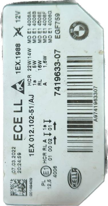 Faro izquierdo bmw 3  serie  lim. (f0) 18d xdrive  