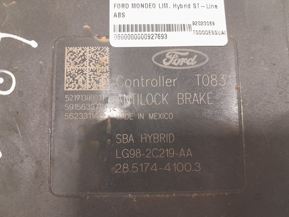 Abs ford mondeo lim. hybrid stlin