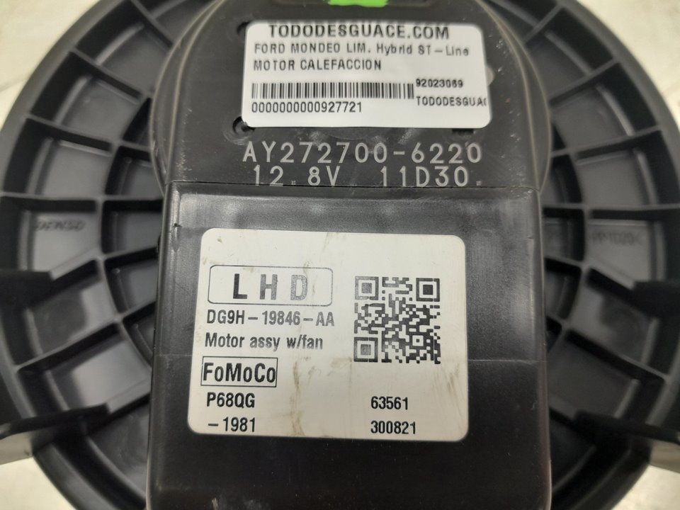 Motor calefaccion ford mondeo lim. hybrid stlin