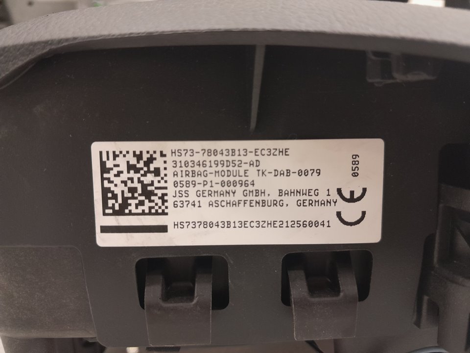 Kit airbag ford mondeo lim. hybrid stlin