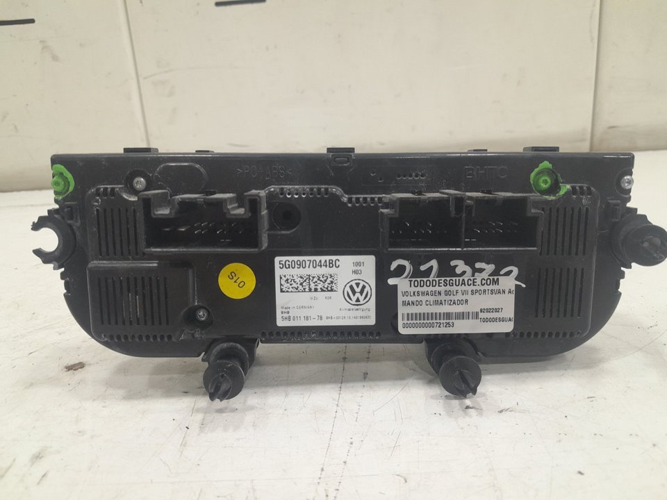 Mando climatizador volkswagen golf vii variant 1.6 tdi