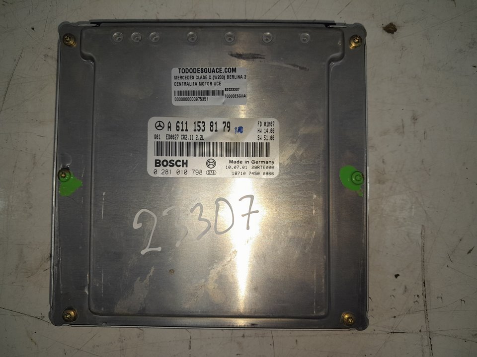 Centralita motor uce mercedes-benz clase c c 220 cdi (203.006)
