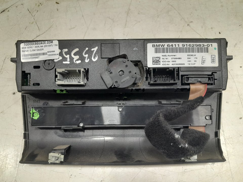 Mando climatizador bmw 1 118 d