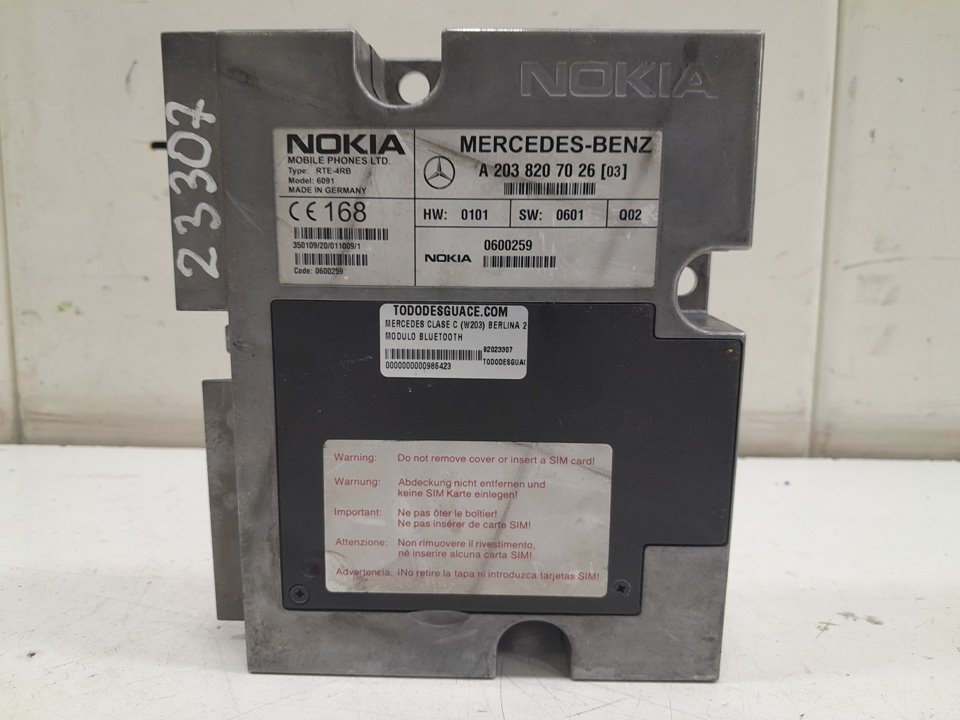 Modulo bluetooth  mercedes-benz clase c c 220 cdi (203.006)