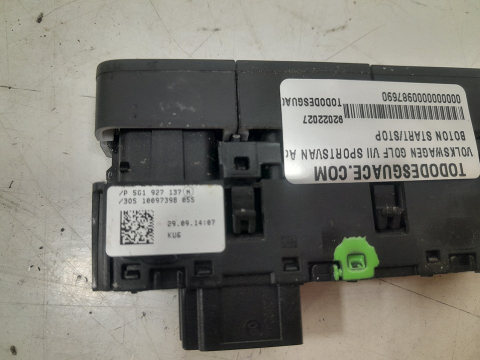  boton start/stop volkswagen golf vii variant 1.6 tdi