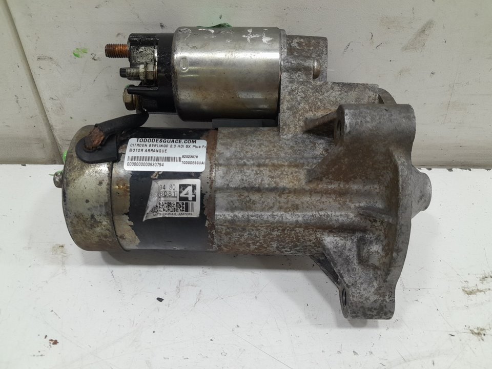 Motor arranque citroen berlingo  berlingo first limusina 2.0 hdi 90 (mfrhy)