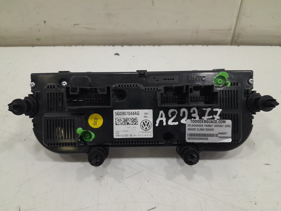 Mando climatizador volkswagen passat variant (3g5