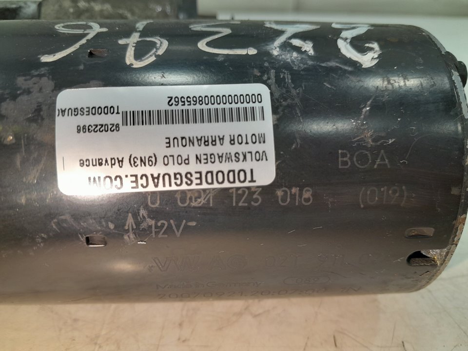 Motor arranque volkswagen polo 1.4 tdi