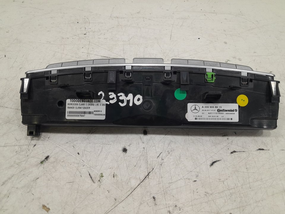 Mando climatizador mercedes-benz clase c c 200 d (205.007)
