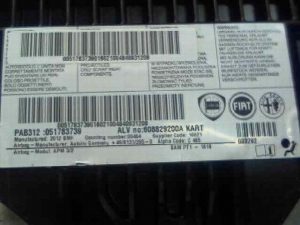 AIRBAG DELANTERO DERECHO FIAT RECAMBIO ORIGINAL 2013