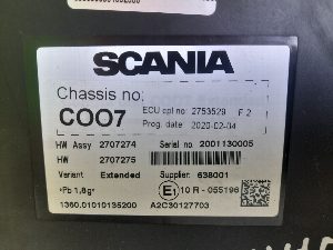 MODULO ELECTRONICO SCANIA SERIE P/G/R (L-CLASE) 2012