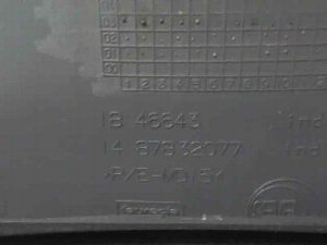 TAPA DISPLAY PEUGEOT 807 2003