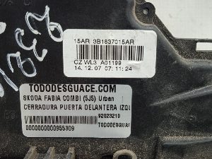 CERRADURA PUERTA DELANTERA IZQUIERDA SKODA