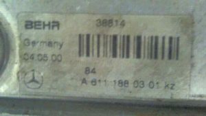 ENFRIADOR ACEITE MOTOR MERCEDES CLASE C (W203) FAMILIAR