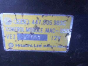 CENTRALITA MOTOR UCE PENDIENTE IDENTIFICAR 1993