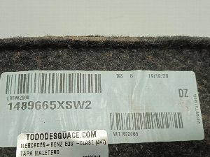 TAPA MALETERO MERCEDES-BENZ EQV -CLASE (447) 2020