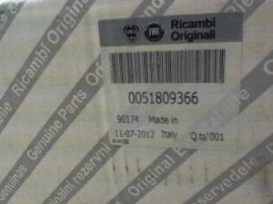 LUZ DIURNA DELANTERA IZQUIERDA FIAT RECAMBIO ORIGINAL
