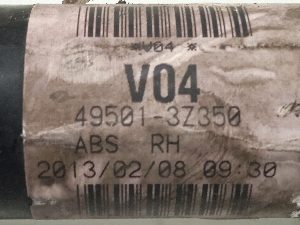 TRANSMISION DELANTERA DERECHA HYUNDAI I40 2013
