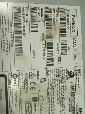SISTEMA AUDIO / RADIO CD VOLVO XC60 2015