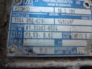 CAJA CAMBIOS MAN M32 1998