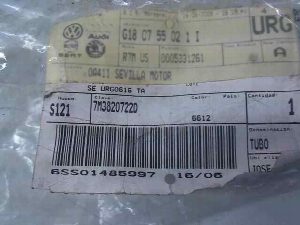 TUBOS AIRE ACONDICIONADO SEAT RECAMBIO ORIGINAL