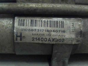 RADIADOR AGUA RENAULT CLIO II FASE II (B/CB0) 2003
