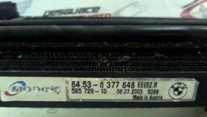 CONDENSADOR / RADIADOR  AIRE ACONDICIONADO BMW