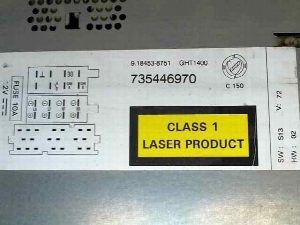 SISTEMA AUDIO / RADIO CD FIAT GRANDE PUNTO (199) 2007