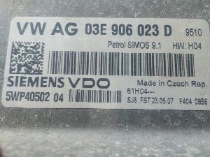CENTRALITA MOTOR UCE SEAT IBIZA (6L1) 2007
