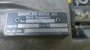 CAJA CAMBIOS VOLKSWAGEN LT CAJA ABIERTA (MOD. 1997) 1999