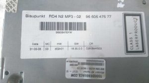 SISTEMA AUDIO / RADIO CD PEUGEOT 407 2008