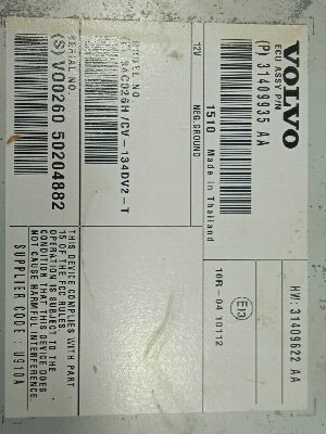 SISTEMA NAVEGACION GPS VOLVO V60 KOMBI 2016